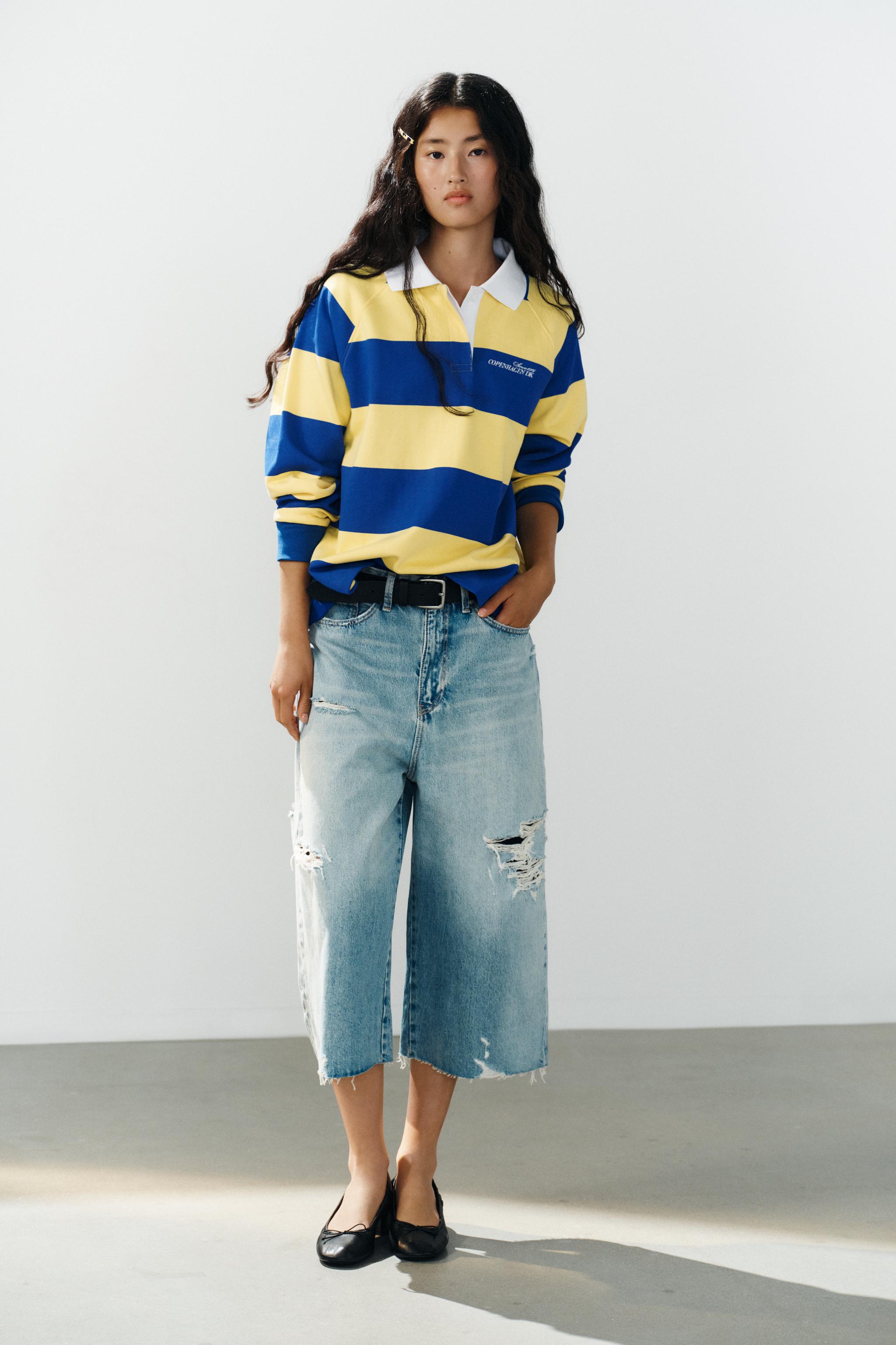 STRIPED EMBROIDERED POLO SHIRT